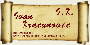 Ivan Kračunović vizit kartica